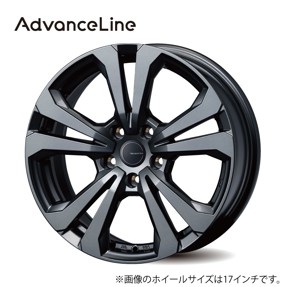 SV-1 ガンメタリック サイズ:15x5.5(40)100-5H 57.1φ(SV155540MVGM)