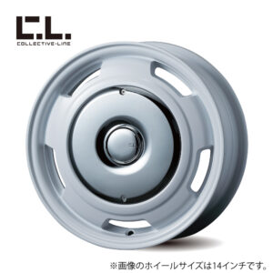 Latte ホイール：ホワイト ／ センターカバー：クローム サイズ:14x5.5(35)98-4H 58.1φ(L45535AFCR/N)